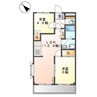 カナール 2LDKの間取り