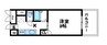 メゾン石原 1Kの間取り