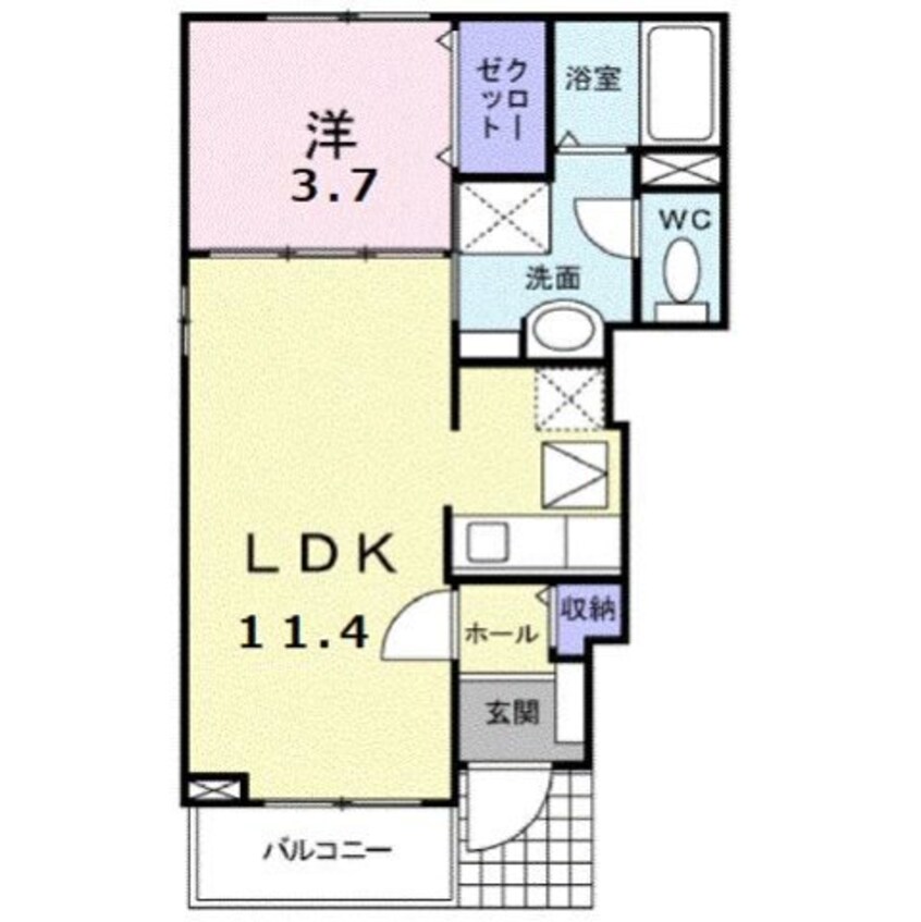 間取図 シック・シャンブル