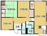 幕山台　佐藤住宅 3LDKの間取り