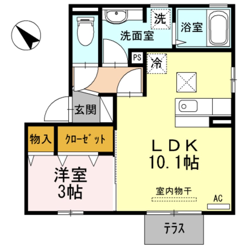 間取図 プラス平原