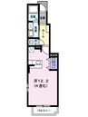 カーサフェリーチェＣ 1Rの間取り