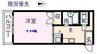 セレニテ伊勢ヶ丘 1Kの間取り