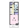 ホライズン　１６ 1Kの間取り
