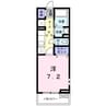 ホライズン　１６ 1Kの間取り