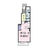 フォレストコート明神Ⅱ 1Rの間取り