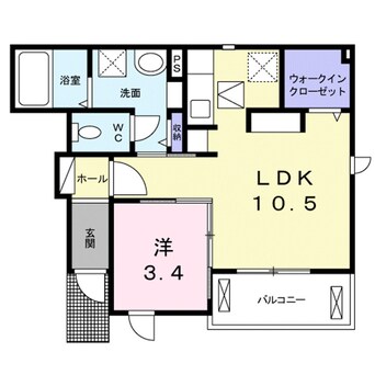 間取図 アイスパッセルＡ