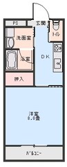 エメローズ南蔵王 1Kの間取り