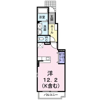 間取図 ルナ　キャット