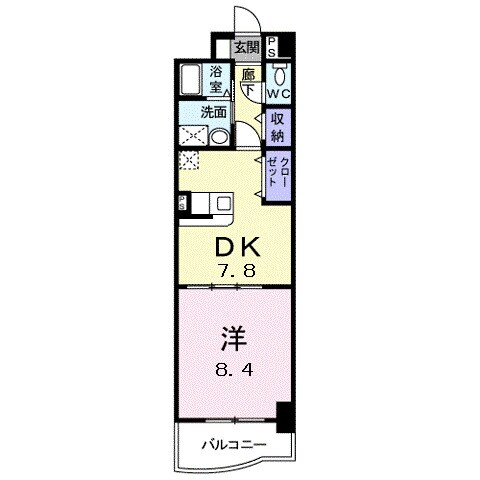 間取り図 ドミール蔵王
