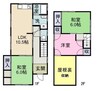 浦上貸家（春日町） 3LDKの間取り