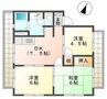 シェリール坂本 3DKの間取り