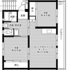 ビレッジハウス旭ヶ丘1号棟 2LDKの間取り