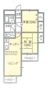 グレースマンションＯＮＯ 2DKの間取り