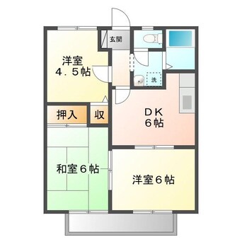 間取図 レイクサイド黄葉