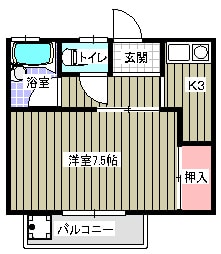 間取り図 エメローズ高橋