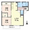 メゾン山下　Ａ棟 2LDKの間取り