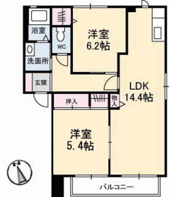 間取図 ハイマットメゾン　Ｄ棟