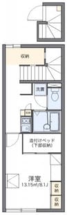 レオパレスＢＡＬＺＡＣ 1Kの間取り