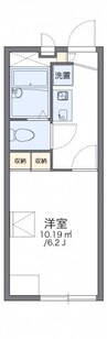 レオパレスウィル 1Kの間取り