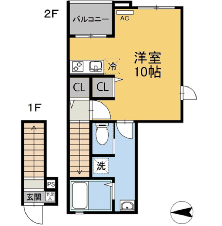 間取図 アシンプトートA棟