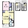パステル 1LDKの間取り