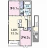 シェーネ　グランツ 2LDKの間取り