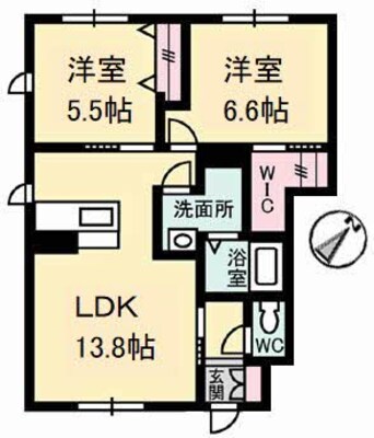 間取図 グランマスト川口A棟