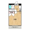 サンルーチェHARA 1Kの間取り