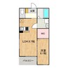 大門町新築アパート（仮） 1LDKの間取り