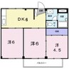 シティハイツ田園 3DKの間取り