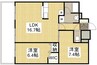 フラットリア春日 1LDK+Sの間取り