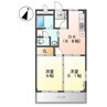 サニープレイス 2DKの間取り