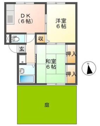 間取図 メゾン・リヴァージュII