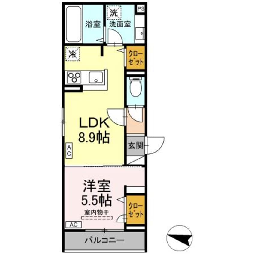 間取図 メラヴィリア西町