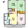 川口東マンション 3DKの間取り