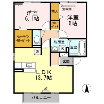 間取図 メゾンクレア