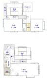西新涯町戸建貸家 4LDKの間取り