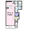 ミニヨン 1Rの間取り