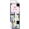 プリムローズ宝町 1Kの間取り