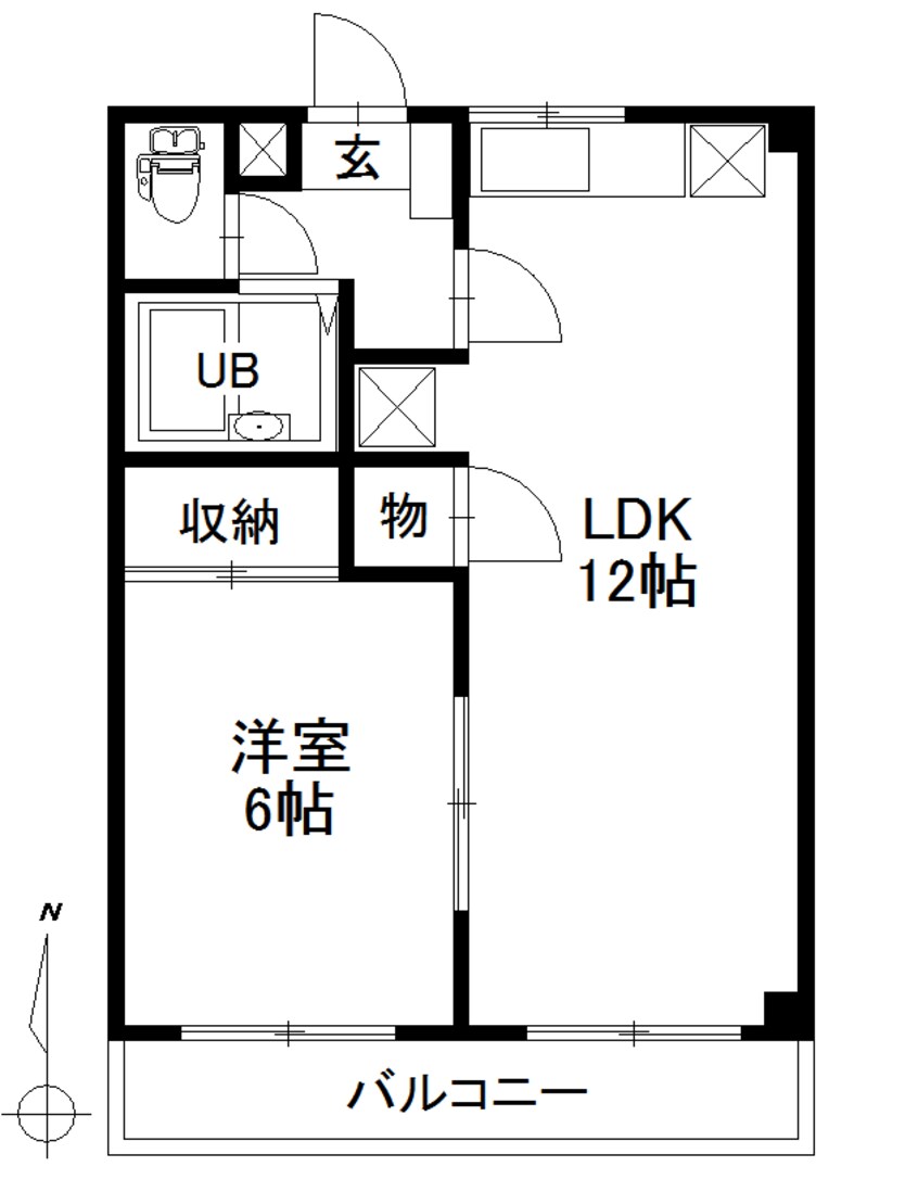 間取図 アーバンハイツヒロA