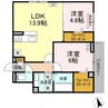 D-residence曙町5丁目 2LDKの間取り