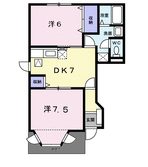 間取り図 センチュリー２１　Ｅ
