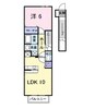 高徳線/高松駅 バス:27分:停歩6分 2階 築15年 1LDKの間取り