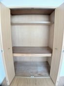 大きなスペースがあり、収納には困りません ハーモニーハイツカスミ　Ａ