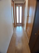 明るい玄関です ハーモニーハイツカスミ　Ａ