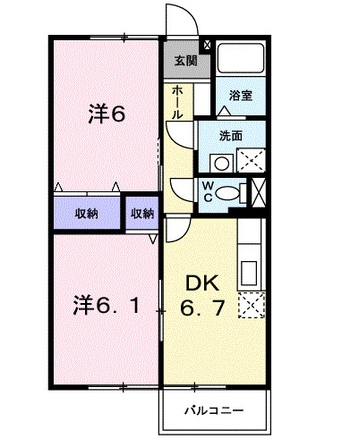 間取図 スカイハイツ川井