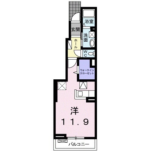 間取り図 グランベルジュ高松Ｂ
