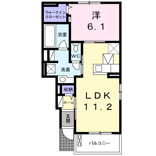 間取り図 ドルチェ・ビータⅡ
