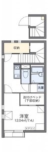レオネクストエクレール　エヌ 1Kの間取り
